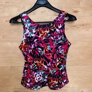 Alexia Admor Floral Tank/Blouse  - Pink, Purple, Orange